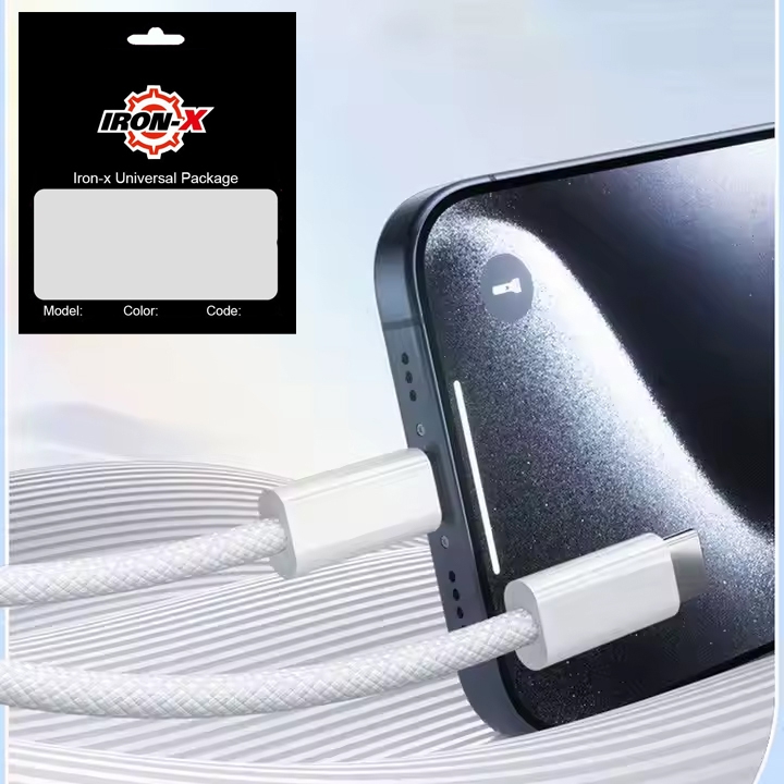کابل USB-C آیرون ایکس مدل IPHONE16MAXPRO طول 1 متر به همراه سوزن سیم کارت کابل USB-C آیرون ایکس مدل IPHONE16MAXPRO طول 1 متر به همراه سوزن سیم کارت