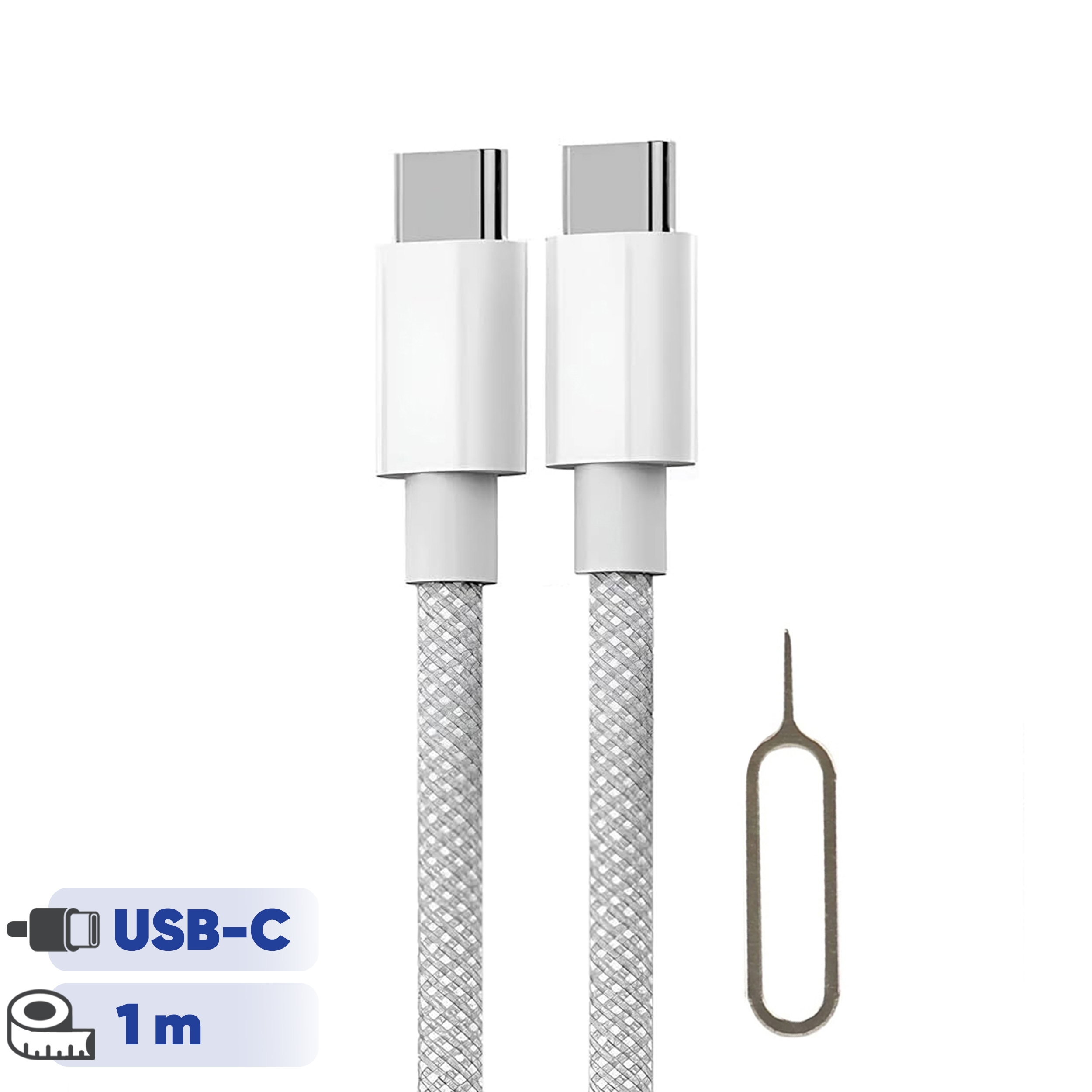 کابل USB-C آیرون ایکس مدل IPHONE16MAXPRO طول 1 متر به همراه سوزن سیم کارت کابل USB-C آیرون ایکس مدل IPHONE16MAXPRO طول 1 متر به همراه سوزن سیم کارت